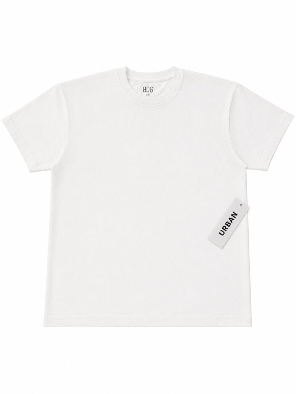 Urban Outfitters BDG White Oversized Cropped Tee NWT S M XL - Picture 2 of 8